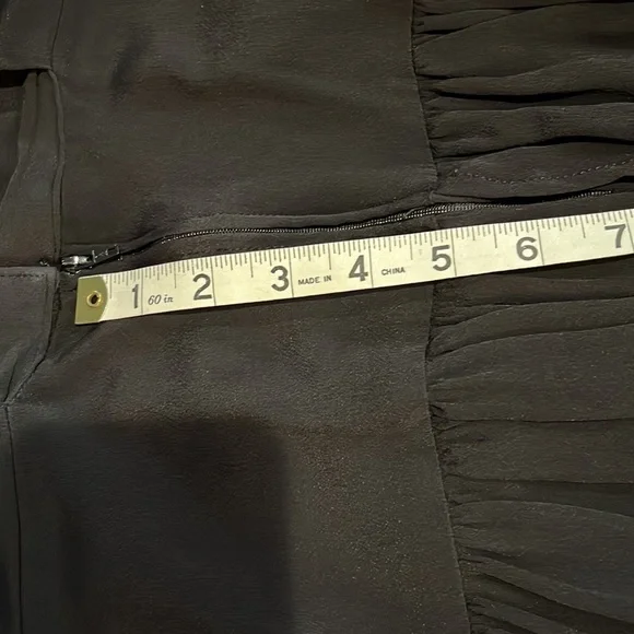 Betsy & Adam black party/cocktail dress. 8-10 crisscross back butterfly top. - Picture 12 of 13